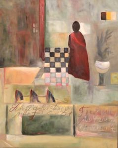 Blick auf Neues - Oel auf Leinwand - 100 x 80 cm