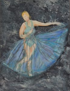 Tänzerin - Acryl auf Leinwand - 60 x 80 cm